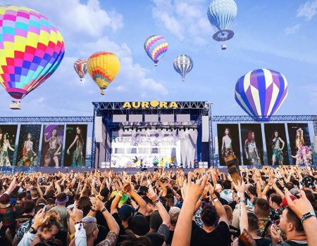 Aurora Music Festival banner