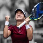 Alexandra Eala at the Miami Open banner