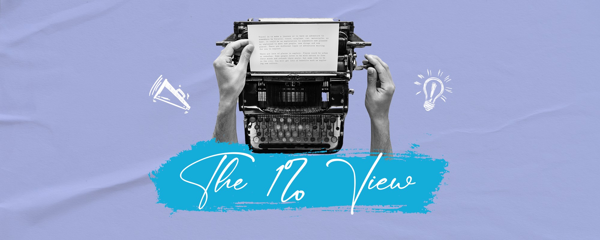 The 1% View banner